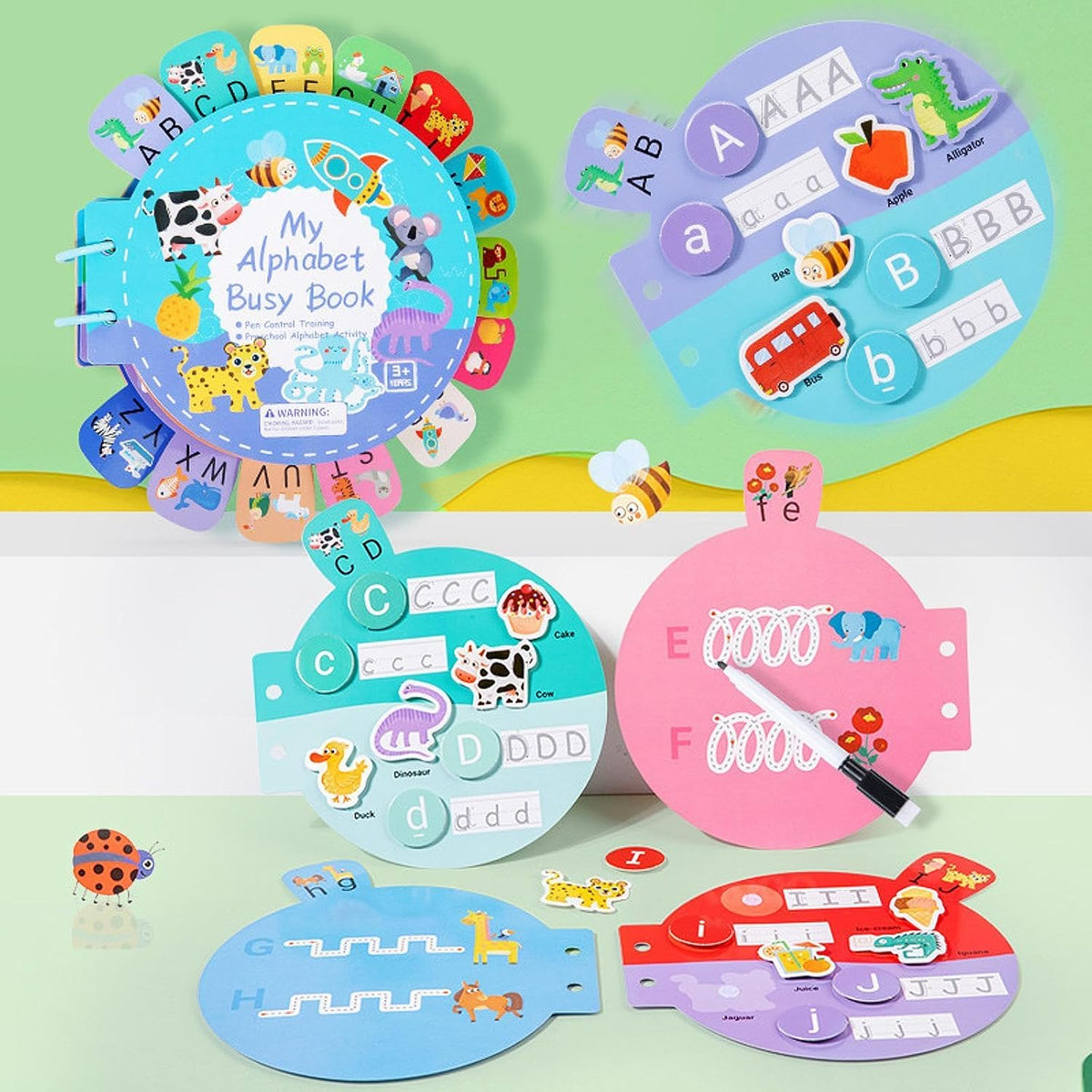My Alphabet Busy Book for Kids