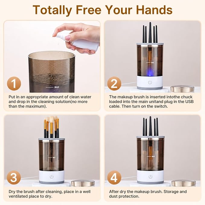 Electric Makeup Brush Cleaner