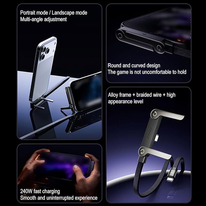 Invisible Holder Charger Cable with Stand