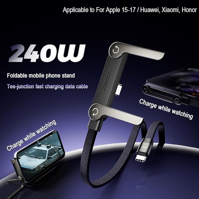 Invisible Holder Charger Cable with Stand